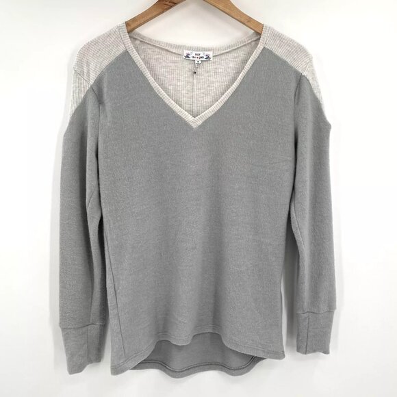 Poof! New York V-Neck Soft Sweater - Picture 1 of 7